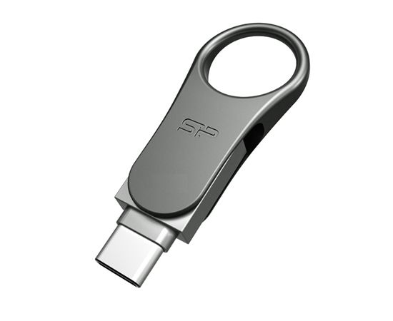 Silicon Power Mobile C80 64 GB, USB 3.0, Titanium