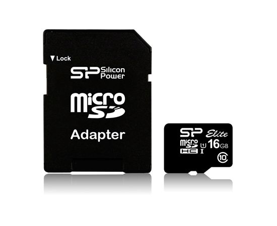 Silicon Power Elite UHS-I 32 GB, MicroSDHC, Flash memory class 10, SD adapter