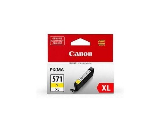 INK CARTRIDGE YELLOW CLI-571XL/0334C001 CANON