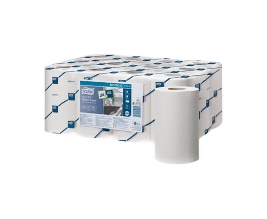 Papīra dvieļi TORK Reflex Mini M3, 1.sl., 343 lapiņas rullī, 19.8 x 35 cm, 120 m/rullī, baltā krāsā