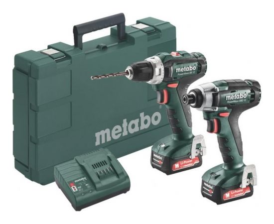 Metabo BS12 + SSD12 2 x 2,0 Ah 12V komplekts