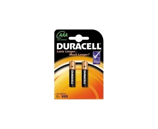 Baterijas Duracell AAA Alkaline 2pack