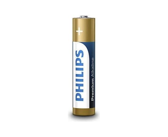 PHILIPS baterijas Premium Alkaline (iepakojumā 4 gab) - LR03M4B/10