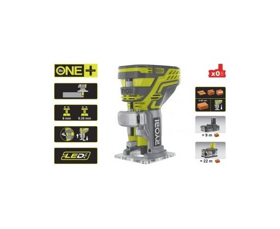 Virsfrēze 18V R18TR-0 5133002917 RYOBI Frēzmašīnas