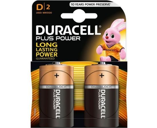 Duracell Dur D/2 Plus Power