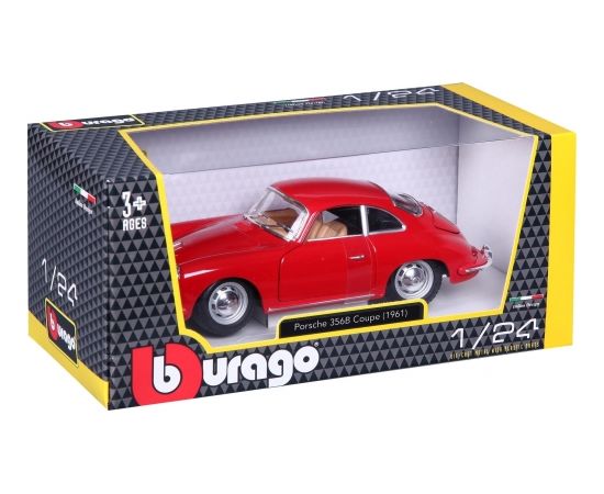 BBURAGO automašīna 1/24 Porsche 356B Coupe 1961, 18-22079