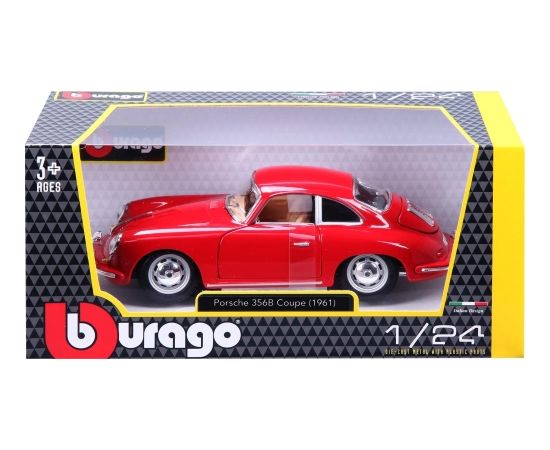 BBURAGO automašīna 1/24 Porsche 356B Coupe 1961, 18-22079