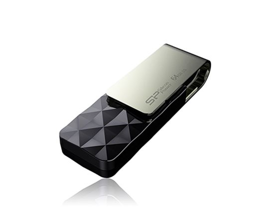 Silicon Power Blaze B30 64 GB, USB 3.0, Black