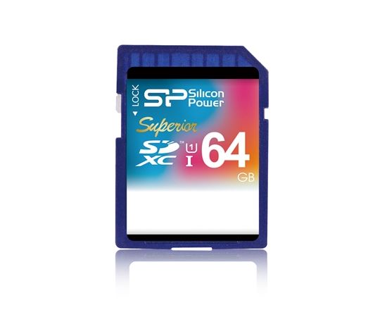Silicon Power Elite UHS-I 64 GB, SDXC, Flash memory class 10, No