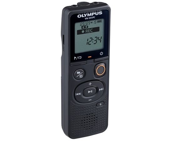 Olympus Digital Voice Recorder VN-541PC  Black, WMA, Segment display 1.39&#39;,