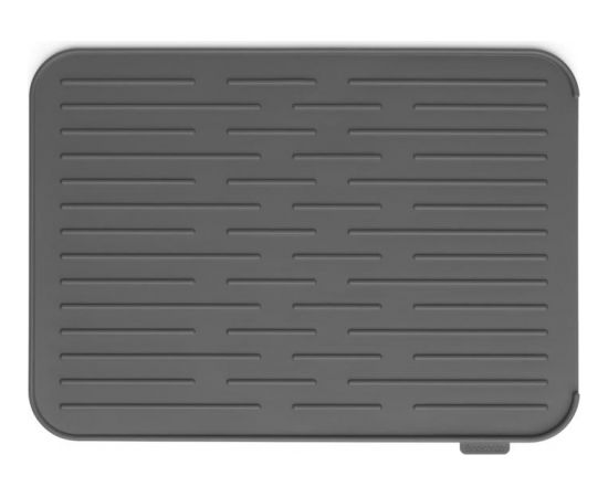 BRABANTIA Silikona trauku žāvēšanas paliktnis, dark grey - 117442