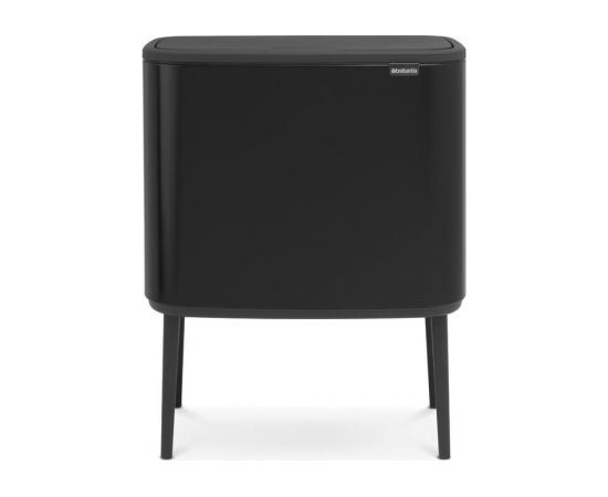 BRABANTIA atkritumu tvertne Bo Touch Bin, 11l + 23 l, Matt black - 316203