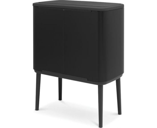 BRABANTIA atkritumu tvertne Bo Touch Bin, 11l + 23 l, Matt black - 316203