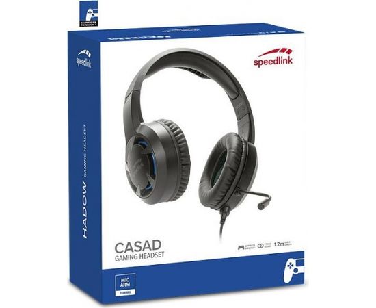 Speedlink austiņas + mikrofons Casad PS4 (SL450305)