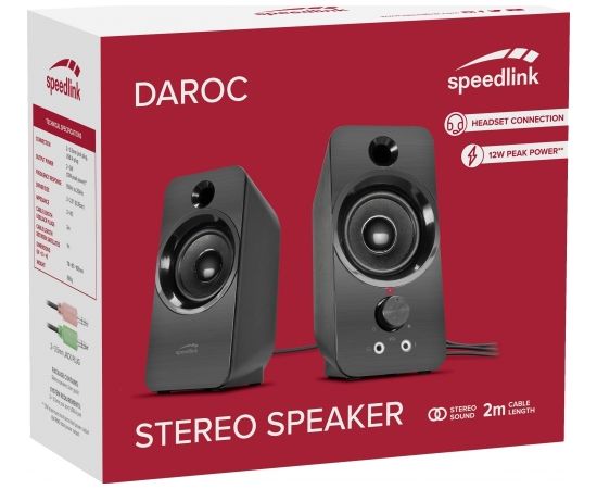 Speedlink skaļruņi Daroc (SL-810005-BK)