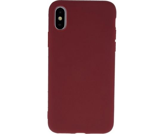 Mocco Ultra Slim Soft Matte 0.3 mm Матовый Силиконовый чехол для Apple iPhone 11 Pro Темно Красный