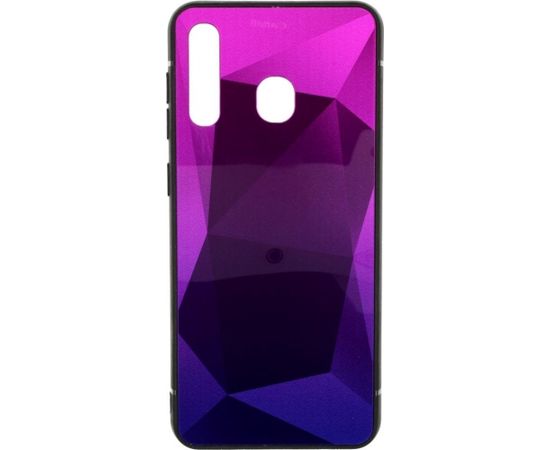 Mocco Stone Ombre Back Case Silikona Apvalks Ar Krāsu Gradientu Priekš Apple iPhone 7 / 8 Violets - Zils