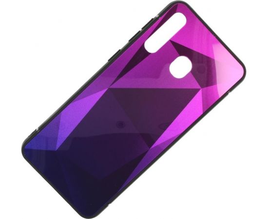 Mocco Stone Ombre Back Case Silikona Apvalks Ar Krāsu Gradientu Priekš Apple iPhone 7 / 8 Violets - Zils