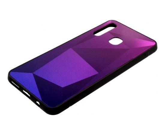 Mocco Stone Ombre Back Case Silikona Apvalks Ar Krāsu Gradientu Priekš Apple iPhone 7 / 8 Violets - Zils