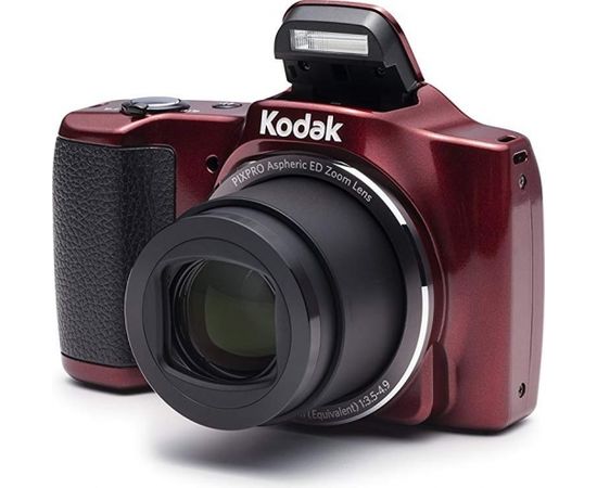 Kodak FZ201 Red Kompakta kamera ar zibspuldzi