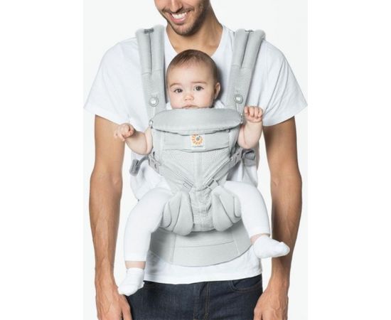 ERGOBABY ķengursoma Omni 360 Cool Air Mesh Pearl Grey BCS360PGREY