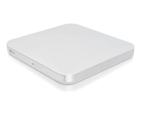 H.L Data Storage Ultra Slim Portable DVD-Writer GP95NW70 Interface USB 2.0, DVD±RW, CD read speed 24 x, CD write speed 24 x, White, Android OS support (Smartphone and Tablet Connectivity)