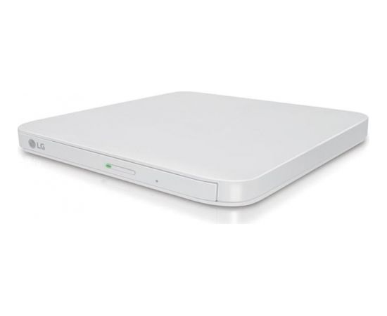 H.L Data Storage Ultra Slim Portable DVD-Writer GP95NW70 Interface USB 2.0, DVD±RW, CD read speed 24 x, CD write speed 24 x, White, Android OS support (Smartphone and Tablet Connectivity)