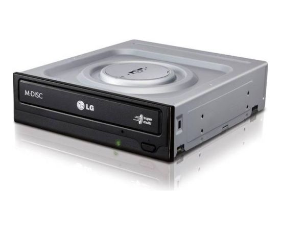 H.L Data Storage DVD-Writer HH Retail type GH24NSD6 Internal, Interface SATA, DVD±R/RW, CD read speed 48 x, CD write speed 48 x, Black, Desktop Optiskās iekārtas