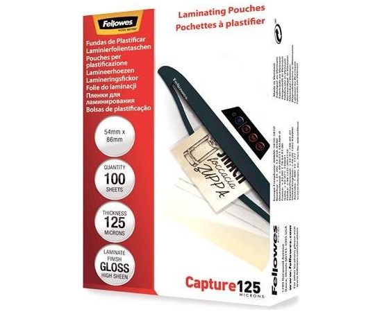 Fellowes Laminating Pouch (5306302) 54x86mm 100PCS