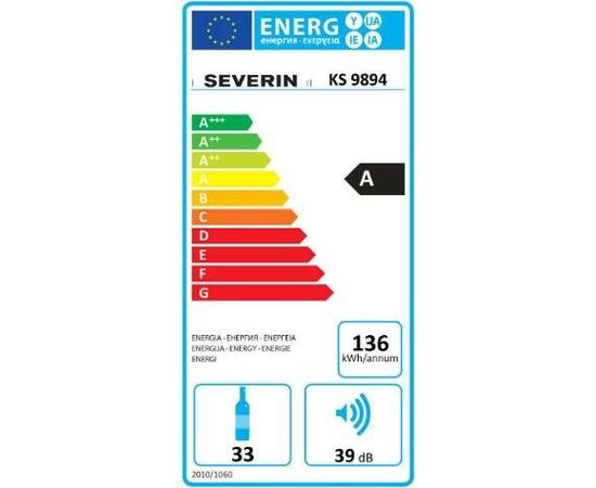 Severin KS 9894 Brīvi stāvoša vitrīna