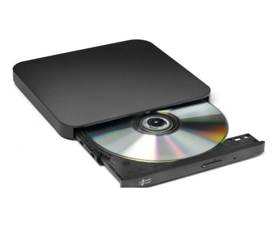 H.L Data Storage Ultra Slim Portable DVD-Writer GP90NB70 Interface USB 2.0, DVD±R/RW, CD read speed 24 x, CD write speed 24 x, Black, Desktop/Notebook