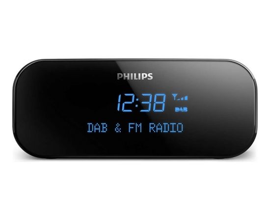 PHILIPS Radio pulkstenis, melns - AJB3000/12