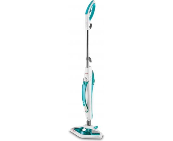 Polti Steam mop Vaporetto SV450_Double 1500 W, Handstick 2in1, 7.5 m, White/Blue