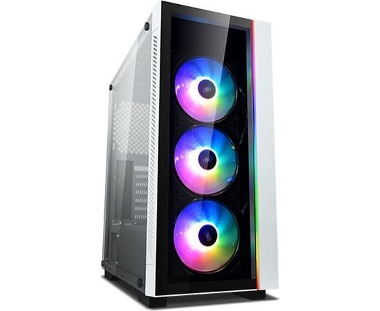 Deepcool MATREXX 55 V3 ADD-RGB WH 3F White, ATX, Power supply included No