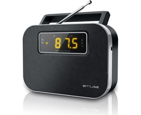 Muse M-081R Black, Alarm function, 2-band PLL portable radio