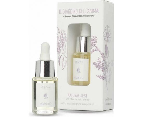 Mr&Mrs NATURAL REST 15ml, Hydro aromatic pure esential oil, Flower