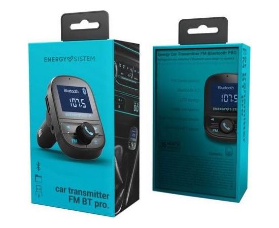 Energy Sistem Car Transmitter FM PRO Bluetooth, FM, USB connectivity