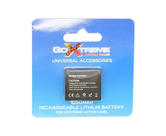 1050mAh Akku for GoXtreme Rallye, Endurance, Discovery & Pioneer 01472