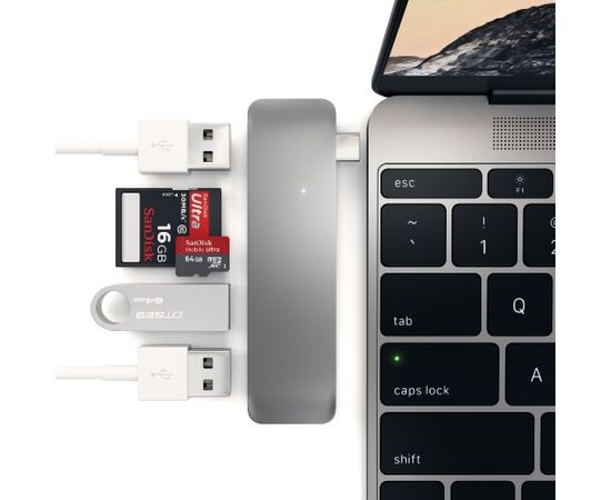 HUB USB Satechi USB-C - 3x USB-A + microSD