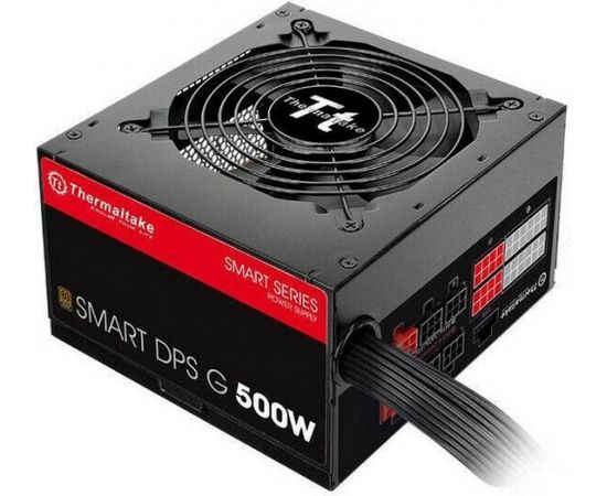 Power Supply|THERMALTAKE|500 Watts|Efficiency 80 PLUS BRONZE|PFC Active|MTBF 120000 hours|PS-SPG-0500DPCBEU-B