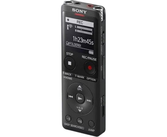 Sony Digital Voice Recorder ICD-UX570 LCD, Black, MP3 playback