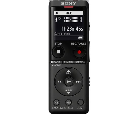 Sony Digital Voice Recorder ICD-UX570 LCD, Black, MP3 playback