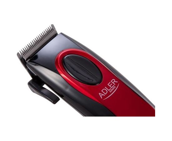 Adler Hair clipper AD 2825 Corded, Red