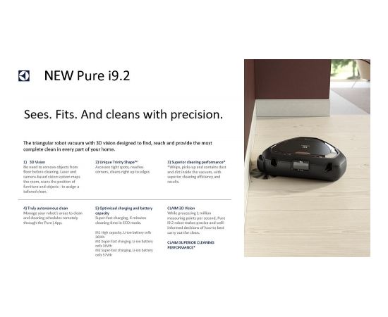 Electrolux PI92-4ANM Pure i9.2 Robots putekļu sūcējs