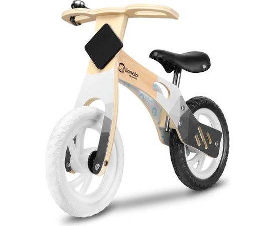 Lionelo Balance Bike Willy  Art.117908 Carbon   Детский велосипед/бегунок с деревянной рамой
