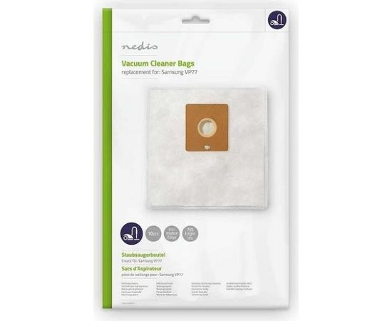 Nedis oдноразовые мешки для пылесосов SAMSUNG VP77 (10шт)