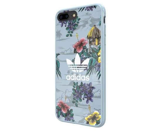 Adidas Floral Case Пластмассовый чехол для Apple iPhone X / XS Синий (EU Blister)