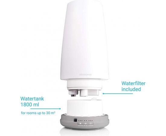 Medisana AH 670 Air Humidifier 1.8L White