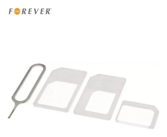 Forever 3in1 SIM Kartes adapteris - visu veidu no - Nano - Micro - Standart SIM (Blister)
