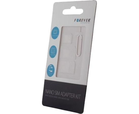 Forever 3in1 SIM Kartes adapteris - visu veidu no - Nano - Micro - Standart SIM (Blister)